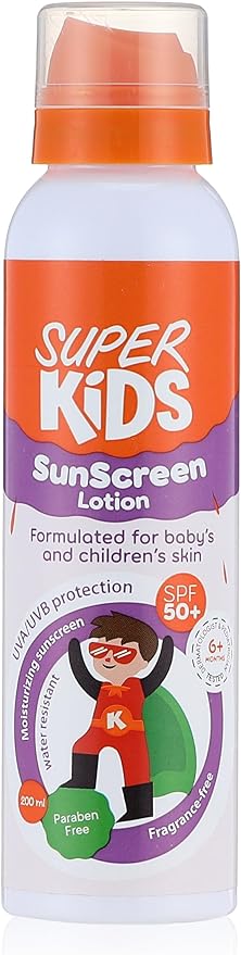 Super Kids Sunscreen Lotion Spf 50 200Ml