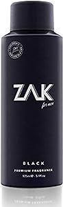 Zak For Men Black 175Ml