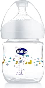 Bubbles Natural Baby Feeding Bottle|150 ml|White
