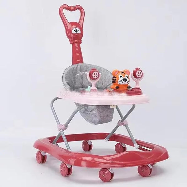 Kids-Toys Mlt-868-1 Baby Musical And Saliva Walking Walker | Red
