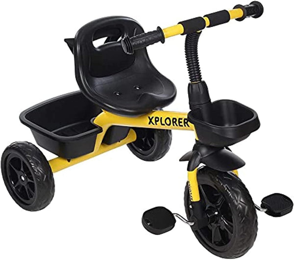 Ride On Tricycle For Kids | Yellow &  Black