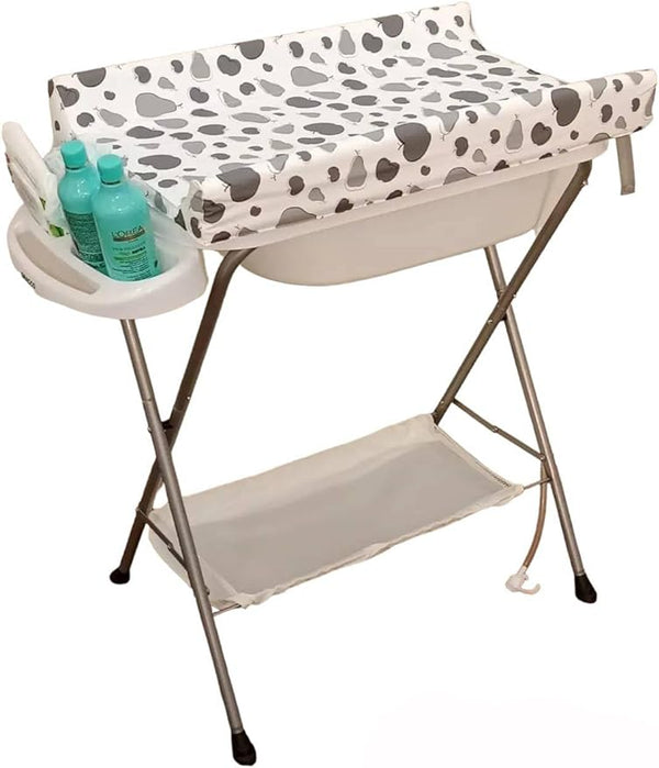 Multifunctional Baby Bathing Table and Diaper Changing Station | Grey