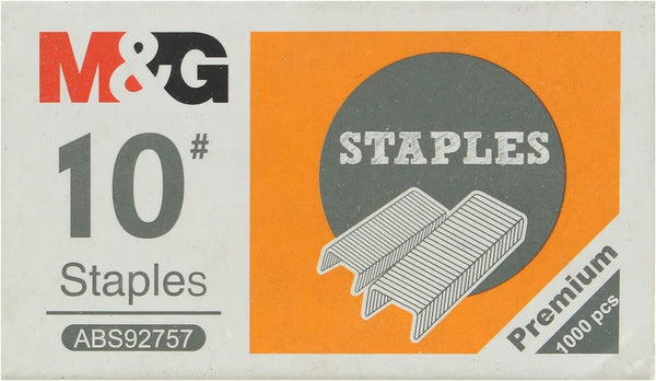 <p> 

M&G Staples Size 10 No.92757 is the perfect choice for your office or school needs. This staple pack is made from high quality materials, making it durable and reliable. These staples are suitable for all office and student needs, making them an ideal choice for back to school. The size 10 staples measure 8mm in length, making them great for use in a variety of projects. These staples are also perfect for binding documents together, making them an essential tool for any office or school. With their st