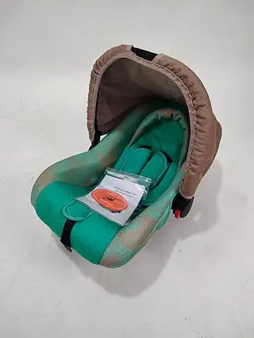 Car Seat With Metal Hand Levels For Newborns Up To 18 Months - Mint Green