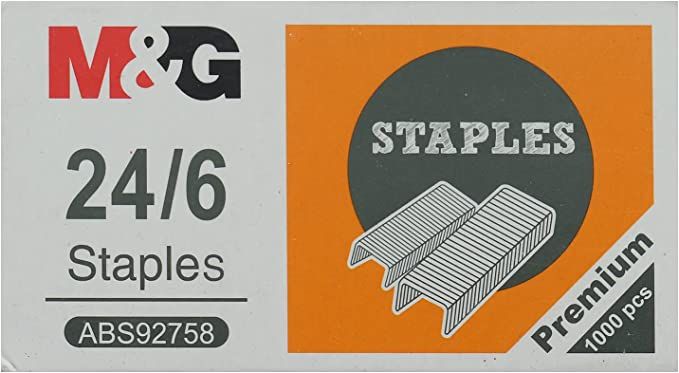 <p> 

The M&G Staple – Size 24/6 – No.92758 is the perfect staple for all your office and back-to-school needs. Made with high quality materials, this staple is strong and sturdy, and capable of punching through thick piles of paper with ease. The size 24/6 allows you to easily attach documents with just one staple, making it perfect for quickly and efficiently completing tasks. It also features a sleek and ergonomic design, making it comfortable to use and easy to store. Plus, the no. 92758 is made in Chin