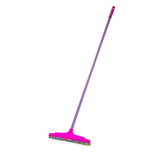 Rainbow Squeegee with 120cm Handle Fuchsia And Multi-colors Accessories