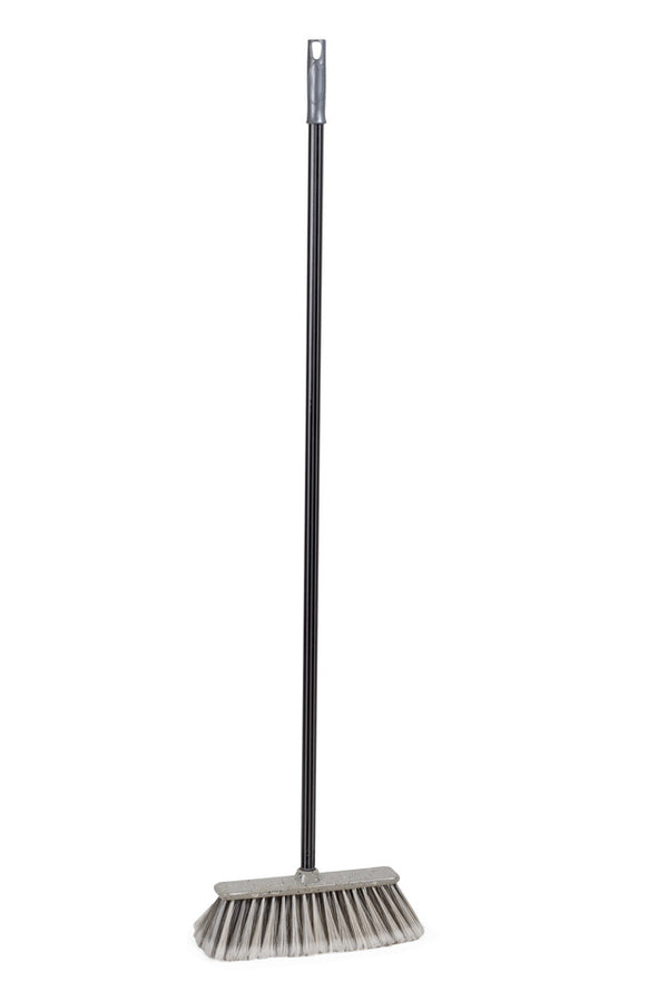 Granite Broom Sweeper with Handle Gray And Multi-colors Accessories