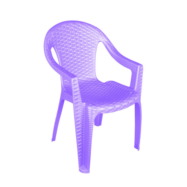 Child Chair Rattan Purple