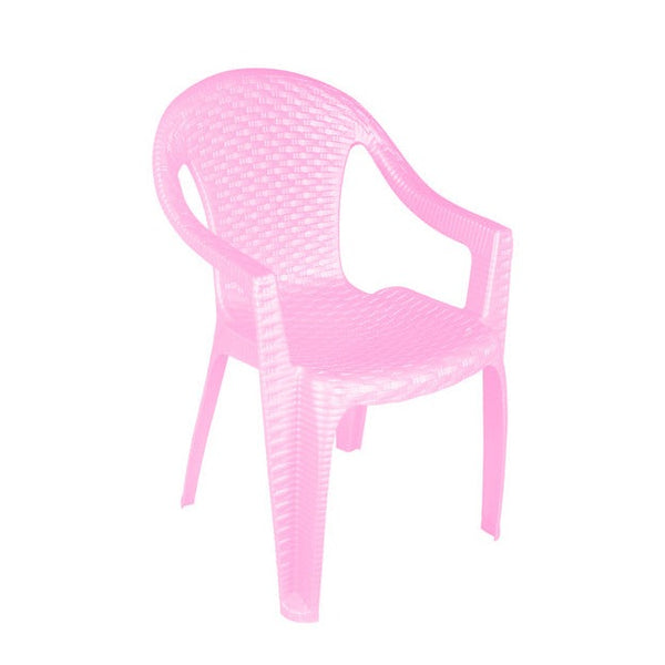 Child Chair Rattan Rose