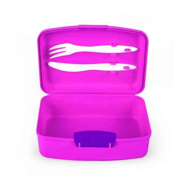 Pack & Go Lunch Box 1.5L (Medium) Fushia And Multi-colors Accessories