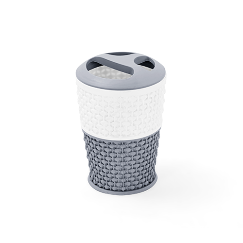 BoBos Toothbrush Cup Gray And White