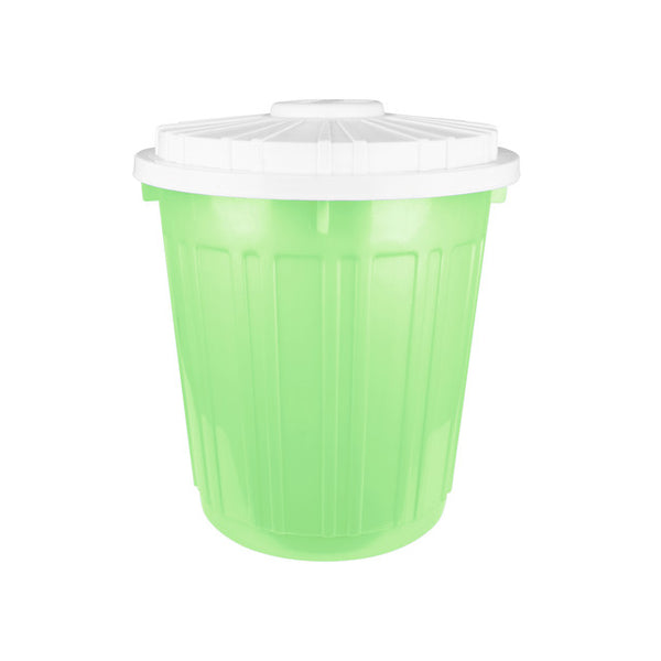 Bucket With Lid 45 L Light green And White