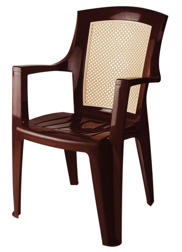 Shabah Chair Brown And Beige