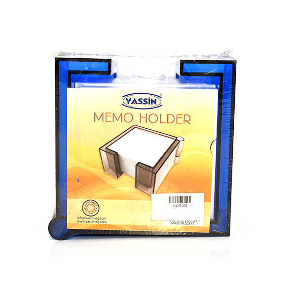 <p>

The Yassin Memo Holder with Pen Stand is the perfect addition to any modern office. This memo holder is made of high quality materials and is designed to last a long time. It has a sleek and stylish design that will help to keep your desk looking organized and professional. The memo holder can hold up to nine by nine centimeter sized papers and can easily be moved around your desk. The pen stand is also made of high quality materials and can hold up to five pens. This memo holder and pen holder is the 
