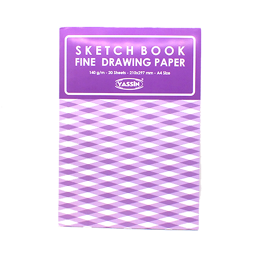 <p>

Introducing the Yassin Sketch Book-Yassin-Size A4, the perfect companion for all your sketching and drawing needs. This sketch book is made of high quality paper with a thickness of 140gm and is sized at 210*297mm (A4). It contains 20 sheets, giving you plenty of space to let your creativity run wild. It is made in Egypt and is perfect for anyone who wants to create art or take notes. With its perfect size, it can be easily carried around and makes a great gift for art lovers. It is a must have for any