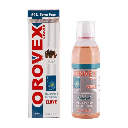 Orovex Clove Mouthwash Flavour 250Ml