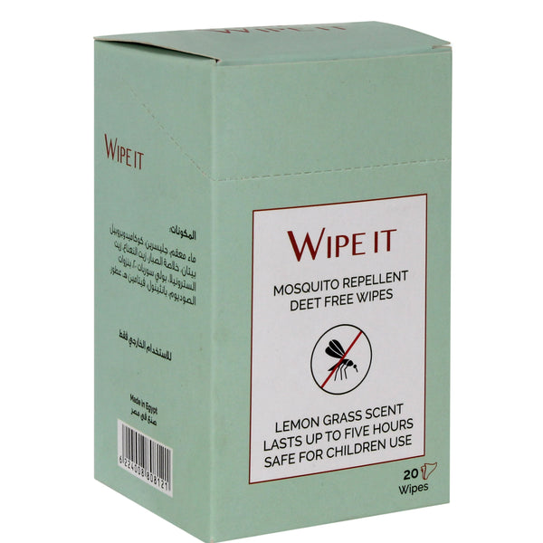 Wipe It Mosquito Repellent |20 Wipes