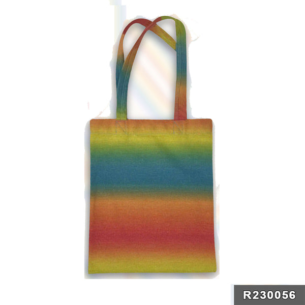 <p>Durable and luxrious tote bag with a vibrant double-sided Color gradation print with a durable outer layer from linen, Size 34 x 40 cm.<br>Our tote bags are the perfect way to stay stylish and eco-friendly at the same time. our bags are strong and durable enough to carry all your essentials, while also being kind to the environment.<br>With a variety of colors and styles to choose from, you're sure to find the perfect canvas bag to match your personality. And because our bags are machine-washable, they'r