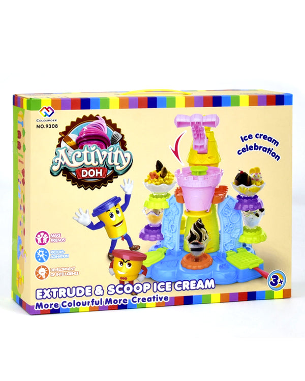 Toy Activity Dough Extrude & Scoop Ice Cream