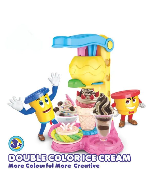 Toy Activity Dough Double Color Ice Cream
