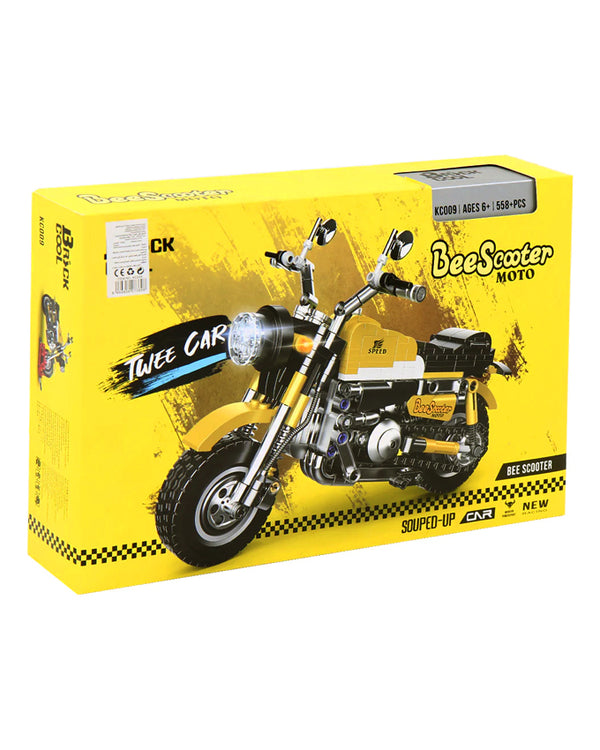 Toy Bee Scooter Moto Blocks - 558 Pcs