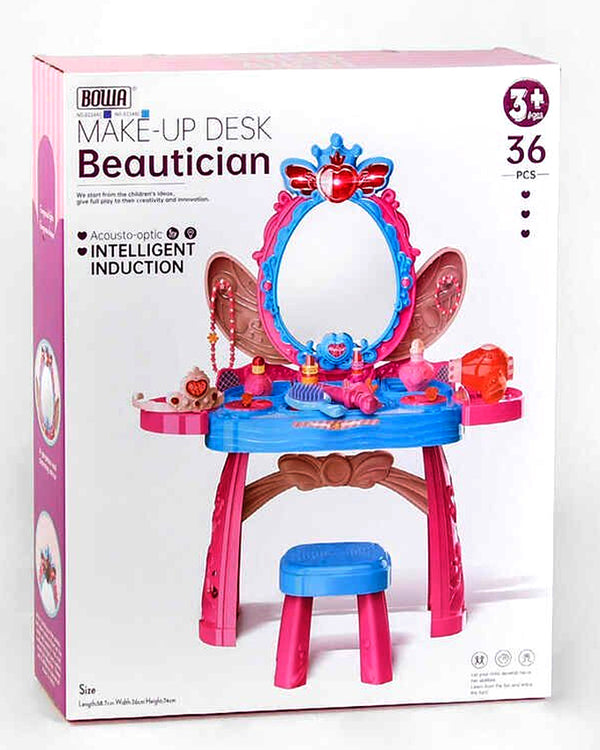 Toy Makeup Desk Beautician - 36 Pcs