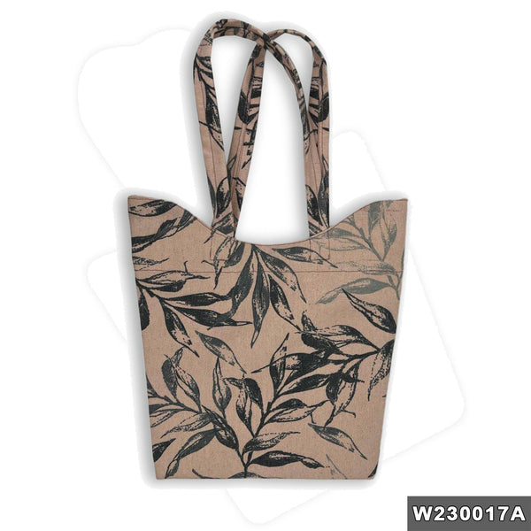 <pre style="text-align:left;">Durable and luxrious tote bag with a vibrant double-sided tree leaves print with a durable outer layer from linen, Size 38 x 39 cm.</pre>
<p>Our tote bags are the perfect way to stay stylish and eco-friendly at the same time. our bags are strong and durable enough to carry all your essentials, while also being kind to the environment.</p>
<p>With a variety of colors and styles to choose from, you're sure to find the perfect canvas bag to match your personality. And because our 