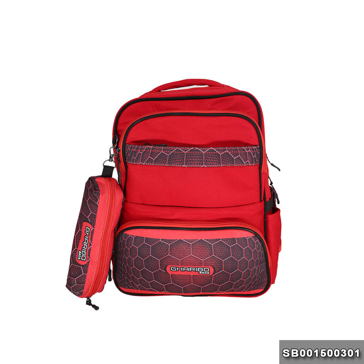 <p>Are you looking for a new and stylish school bag? If so, do not miss this great opportunity to get <span style="color: rgb(2,38,72);background-color: rgb(255,255,255);font-size: 16px;font-family: Poppins, sans-serif;">Gharibo</span> school bags made of high quality printed canvas, which are durable and beautiful. Our bags are suitable for boys and girls with lively graphics and elegant and modern colors. Our high quality bags measure approximately 43 x 32 x 13 with 4 Main pockets and pencil case. Our bag