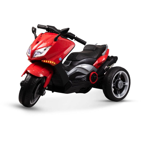 Scooty Ride-On Motorcycle For Kids With 3 Wheels - Red - Bq9188