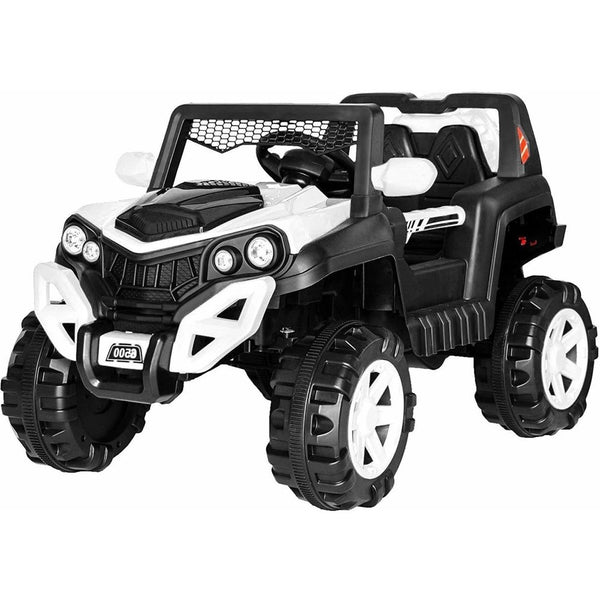Mystique Electric Rides-On Car For Kids With Remote Control - White - A6500