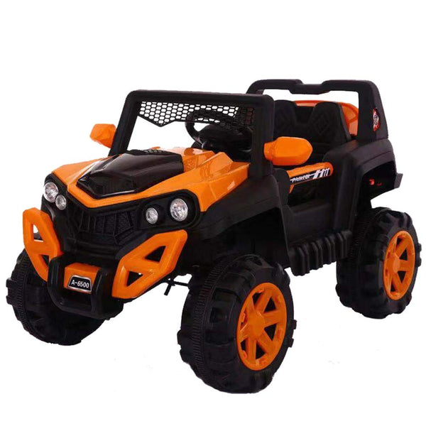 Mystique Electric Rides-On Car For Kids With Remote Control - Orange - A6500