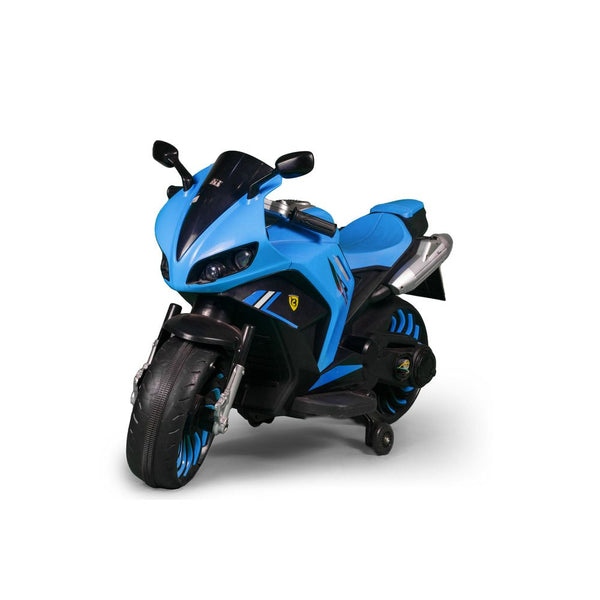 Hawk Electric Rides-On Motorcycle For Kids - Blue - 900L