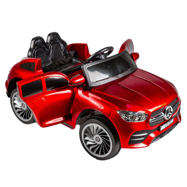 Sterling Electric Ride-On Car For Kids With Remote Control - Metallic Red - Syb-118K