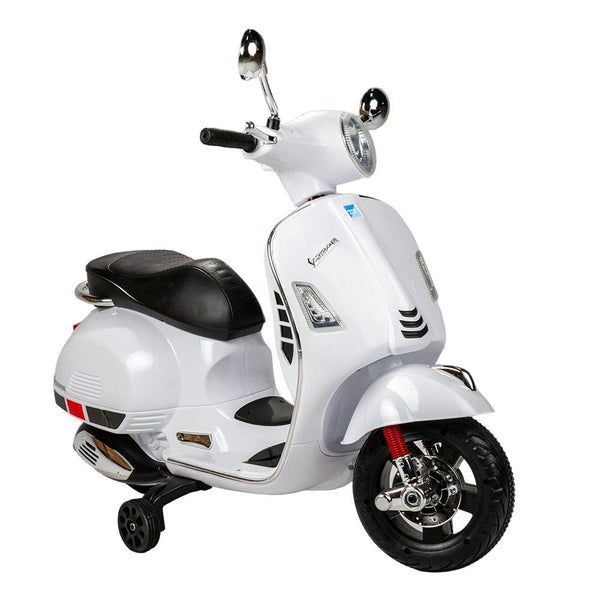 Classic Electric Rides-On Scooter For Kids - White - Q-618