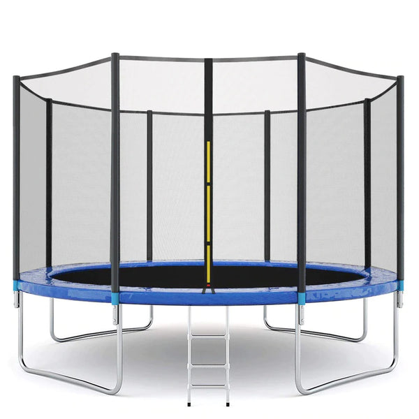 Trampoline For Kids With Safety Net And Ladder - 7Ft