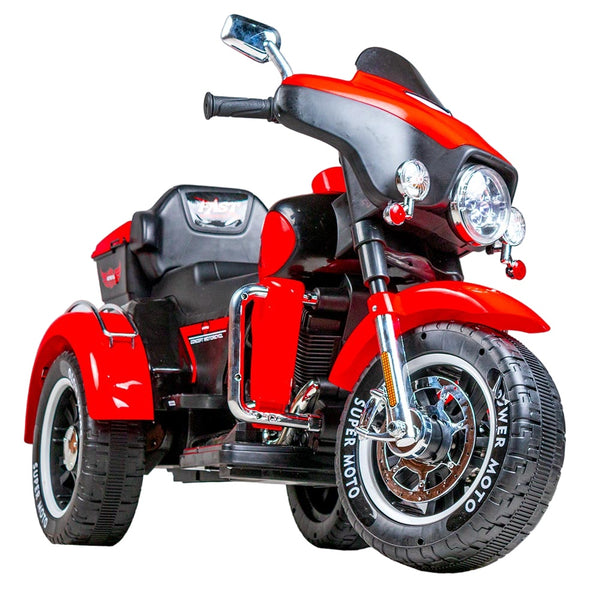Fang - Electric Ride-On Motorcycle For Kids - Red - Abm5288