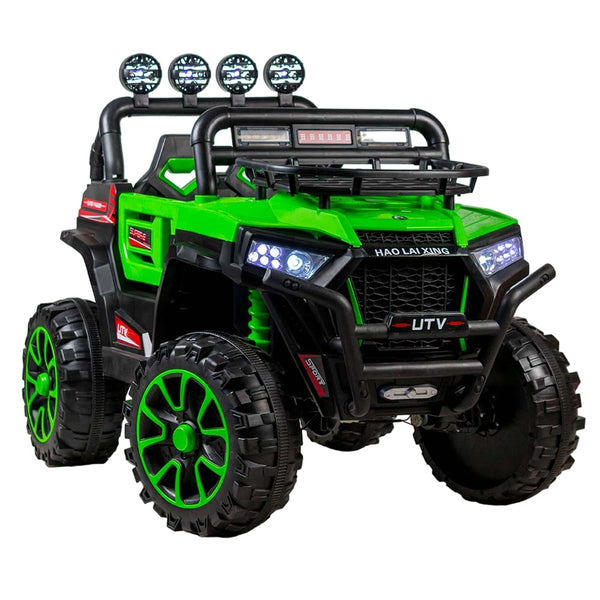 Bonbon Electric Ride-On Car For Kids With Remote Control - Green - Mlt-5588