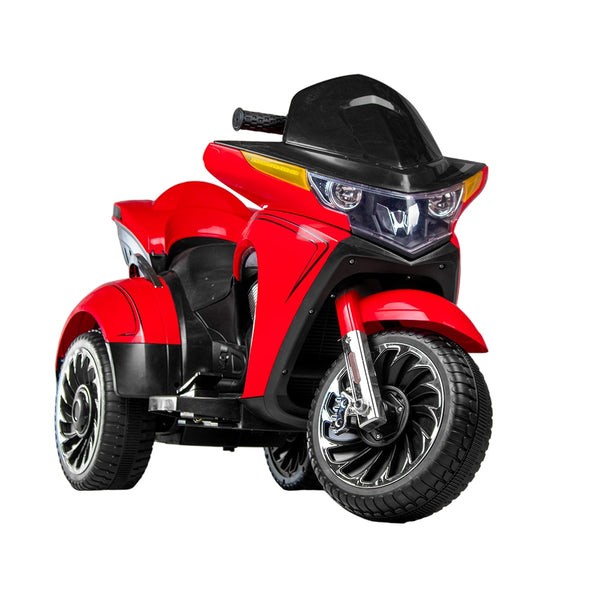 Super Motro Electric Rides-On Motorcycle For Kids - Red - Kp-1028