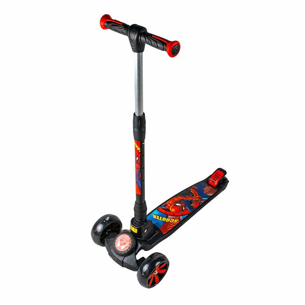 Foldable Light Wheels Red Scooter - Q-918
