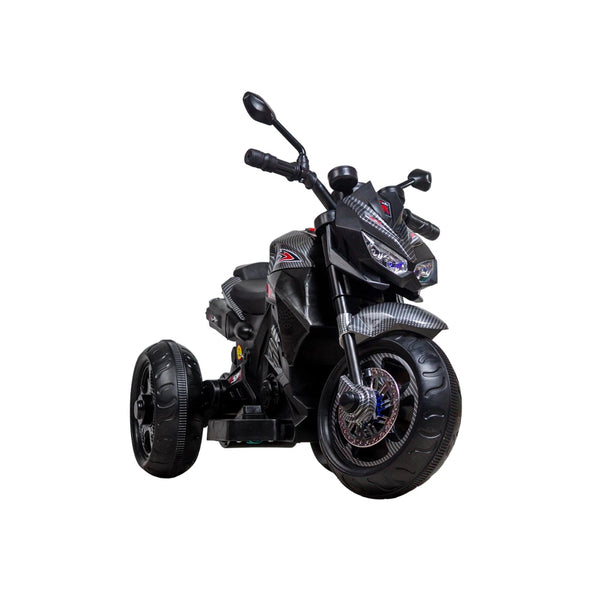 Iris Electric Rides-On Motorcycle For Kids With 3 Wheels - Black - Xd-6688