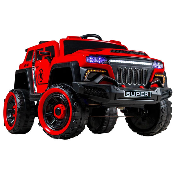 Royce Electric Rides-On Car For Kids With Remote Control - Red - Ft-7688