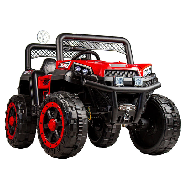 Billy Bob Electric Rides-On Car For Kids With Remote Control - Red - Yt-1388