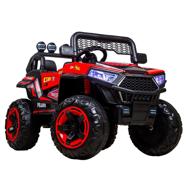 Party Wagon Electric Rides-On Car For Kids With Remote Control - Red - Ybk-688