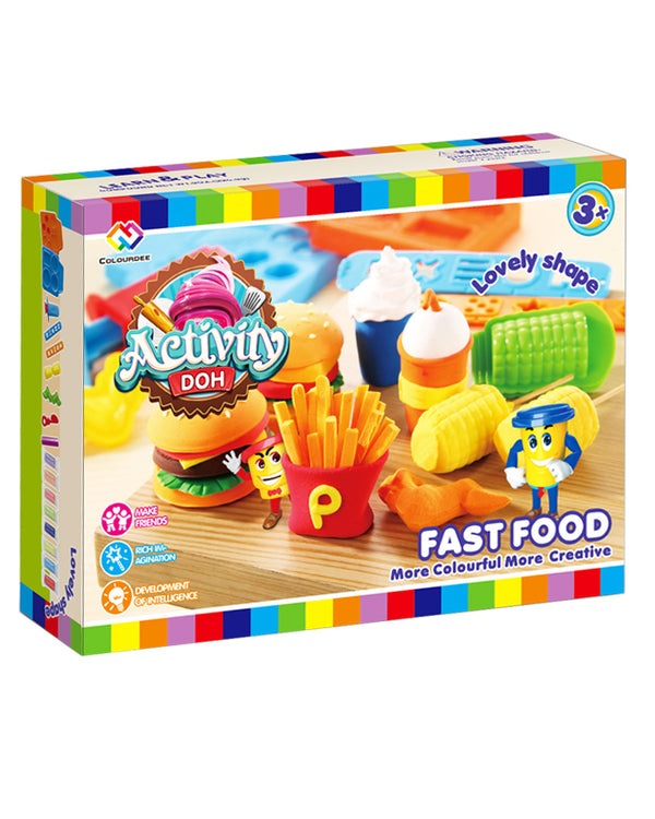 Toy Activity Doh Magic Fast Food Play Dough