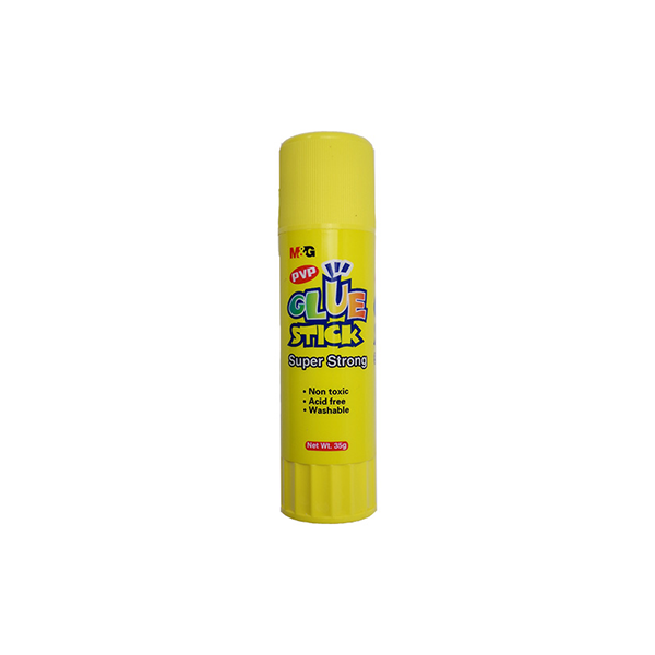 <p> M&G Bright Yellow Pvp Glue Stick is the perfect adhesive solution for all your craft and office needs. This 35 gm glue stick provides a powerful, permanent bond that is ideal for paper, cardstock, fabric, photos and more. The easy-flow formula allows for smooth application, and the bright yellow color makes it easy to see where you have applied the glue. The non-toxic, acid-free formula won't damage your materials and is safe for use in classrooms and homes with children. The convenient size makes it ea