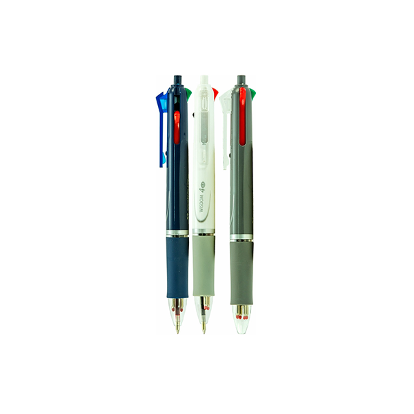 <p>

The M&G Semi Gel Ball Pen 0.7 - 4 colors - No:803R4 is the perfect writing tool for those who want a smooth and efficient writing experience. This pen is made of high quality materials and is designed to provide a comfortable and reliable writing experience. The pen has a super smooth 0.7mm tip which ensures that the writing flows smoothly and effortlessly. It also features four different colors in a single click, allowing you to easily switch between colors without any hassle. The pen is made in China
