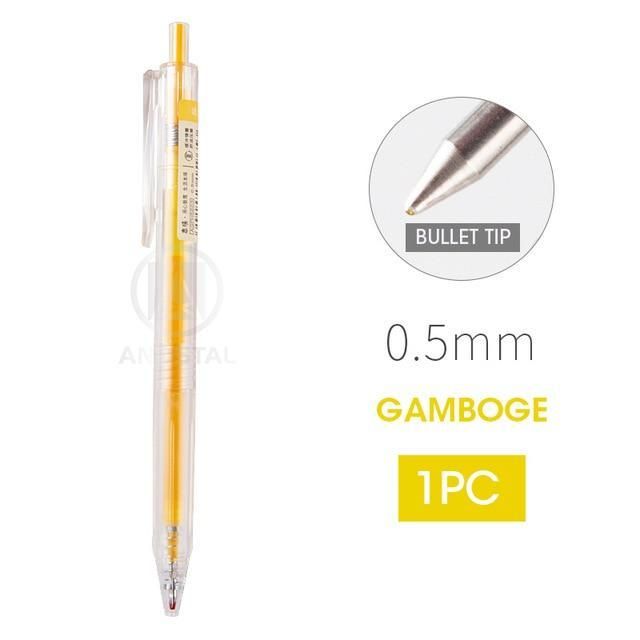 <p> 
The M&G Retractable Gel Pen 0.5 mm No.AGPH5603 is an ideal choice for all your writing needs. This high-quality pen is made in our facility and features a super soft rubber grip and dual-injection with body for added stability. It also features an ultra simple design with quite clear body to monitor ink supply and comes in a variety of wonderful colors. 

This pen is perfect for scrapbooking, doodling, planning and more. It is designed to be affordable and offers great quality for its price. This pen i