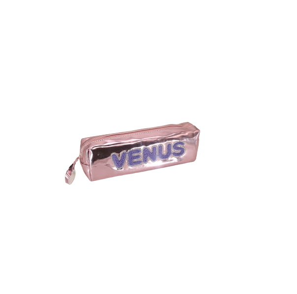 <p> 
The M&G Glitter Venus Pencil Case One Zipper - No:APB903FE is an ideal choice for the modern student or office worker. Crafted from high quality materials and with an eye-catching design, this pencil case is sure to make you stand out from the crowd. It features one zipper pocket, a cute shape, and good quality cloth to keep your items secure. The extended bucket can accommodate old rulers and eraser pens, while the enlarged space design ensures plenty of room for extra items. The hand stitching is dur