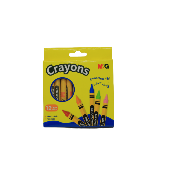 <ul>
    <li><span style="font-family: Arial, Helvetica, sans-serif;"><strong><em>M&G Pack of 12 Non-Toxic Wax Crayons No:AGMX4255</em></strong></span></li>
    <li><span style="font-family: Arial, Helvetica, sans-serif;"><em>Made in China</em></span></li>
    <li><span style="font-family: Arial, Helvetica, sans-serif;"><em>Made from high quality</em></span></li>
    <li><span style="font-family: Arial, Helvetica, sans-serif;"><em>Made in our Facility</em></span></li>
    <li><span style="font-family: Arial