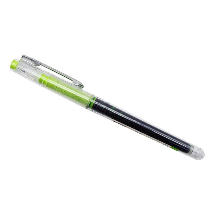 <p>

The M&G Light Green Roller ink Pen 0.5mm No: ARPM2401 is a top-notch writing instrument perfect for any occasion. Made from high quality materials in China, the pen has a 0.5mm full needle tube pen tip that can write 1000 meters large capacity of ink. Its straight-liquid ink design is even more than 1000 meters, with no break ink and critical ink transfer, making it both reliable and precise. It also features stable ink control, allowing you to take notes easily and make a mark faster. The color painti